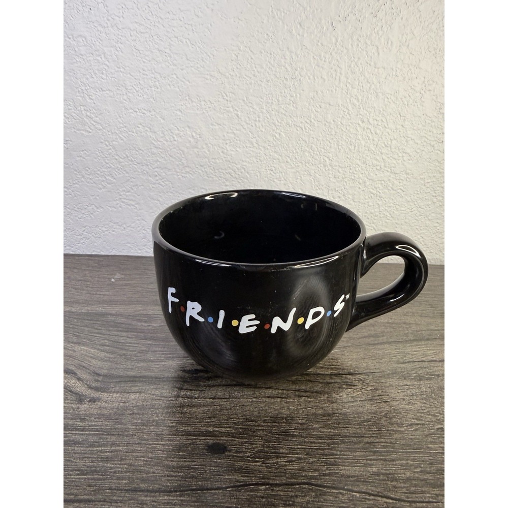 F.R.I.E.N.D.S Vintage 90s Black Coffee Mug